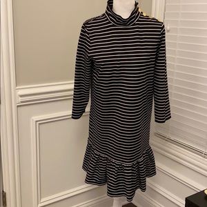 Kate Spade Black and White Striped Dress